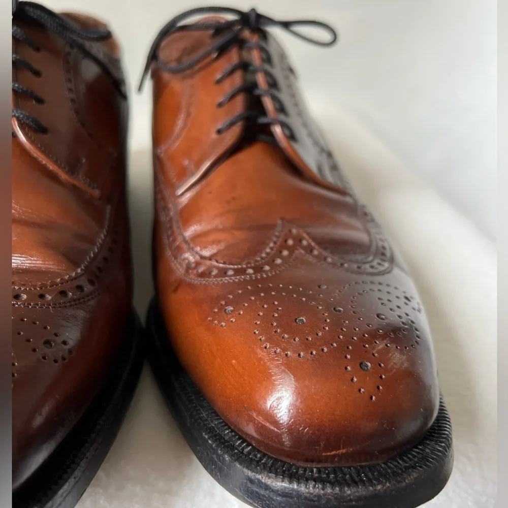 Florsheim Flexibles Size 9 Men’s Brown Leather Oxford Style Shoes